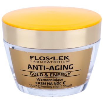 FlosLek Laboratorium Anti-Aging Gold & Energy crema de noapte regeneranta.